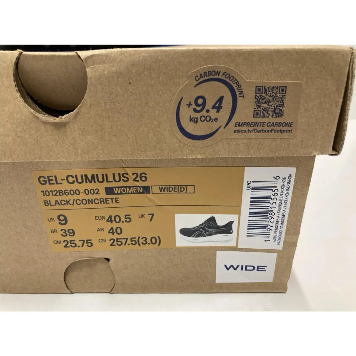 Asics shoes - ASICS Gel Cumulus 26 - Gel Cumulus - 1012B600-002 - Black (UPC: 197298155656) 6