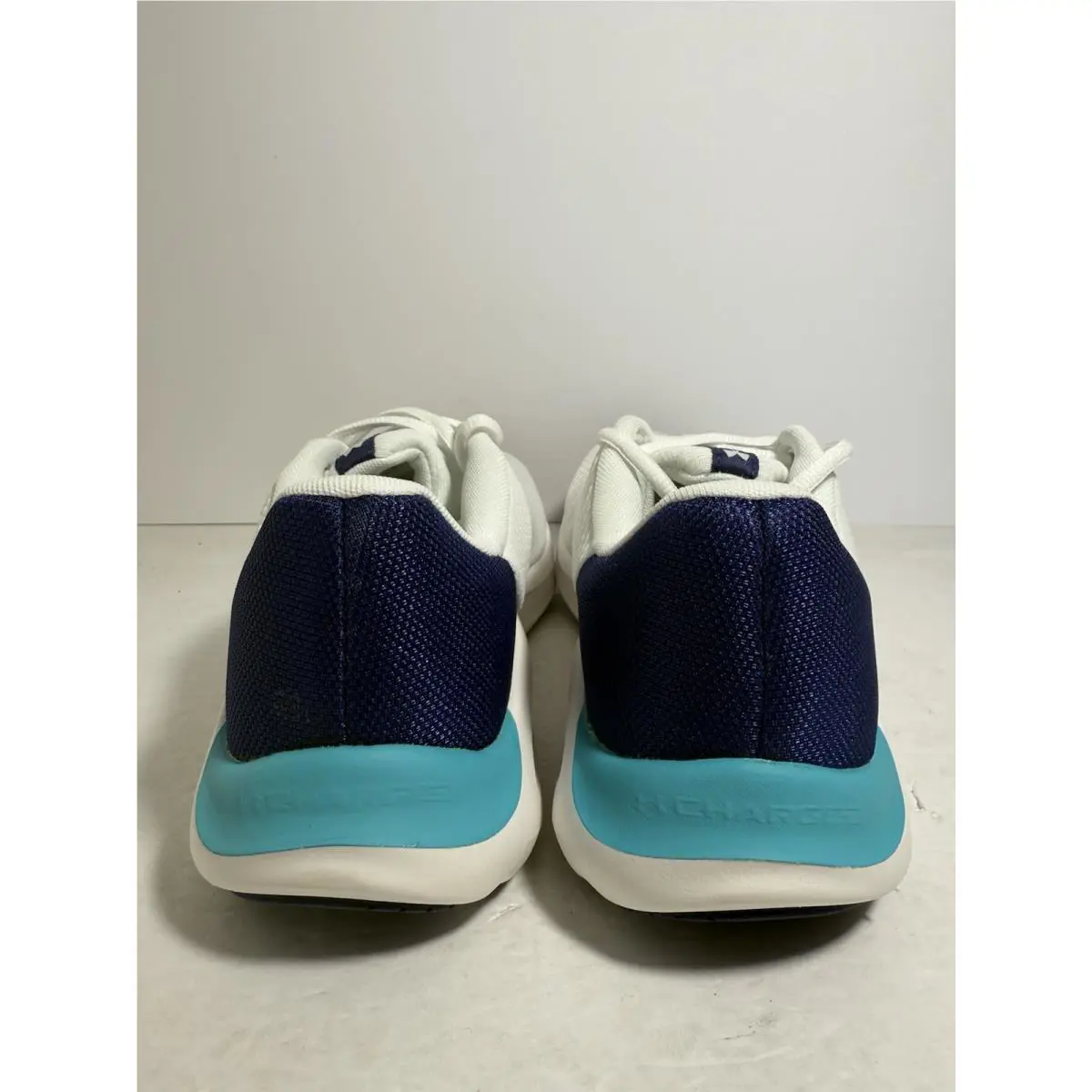 Under Armour shoes - Under Armour Charged Pursuit 3 Tech - 3025424-103 - White / Blue 3