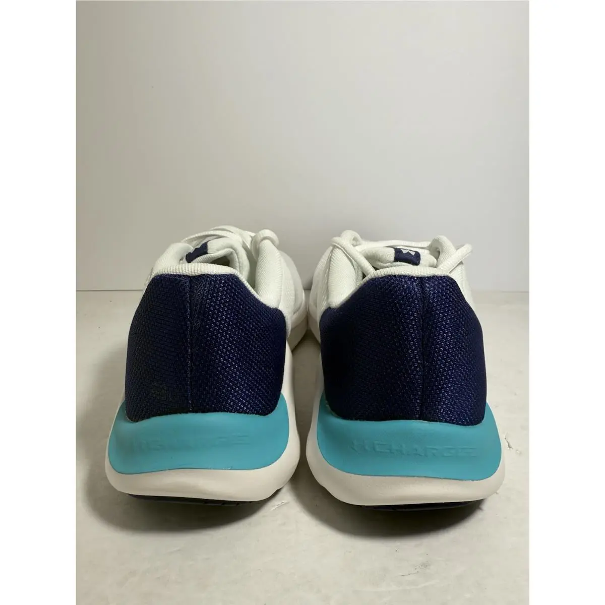 Under Armour shoes - Under Armour Charged Pursuit 3 Tech - 3025424-103 - White / Blue 8