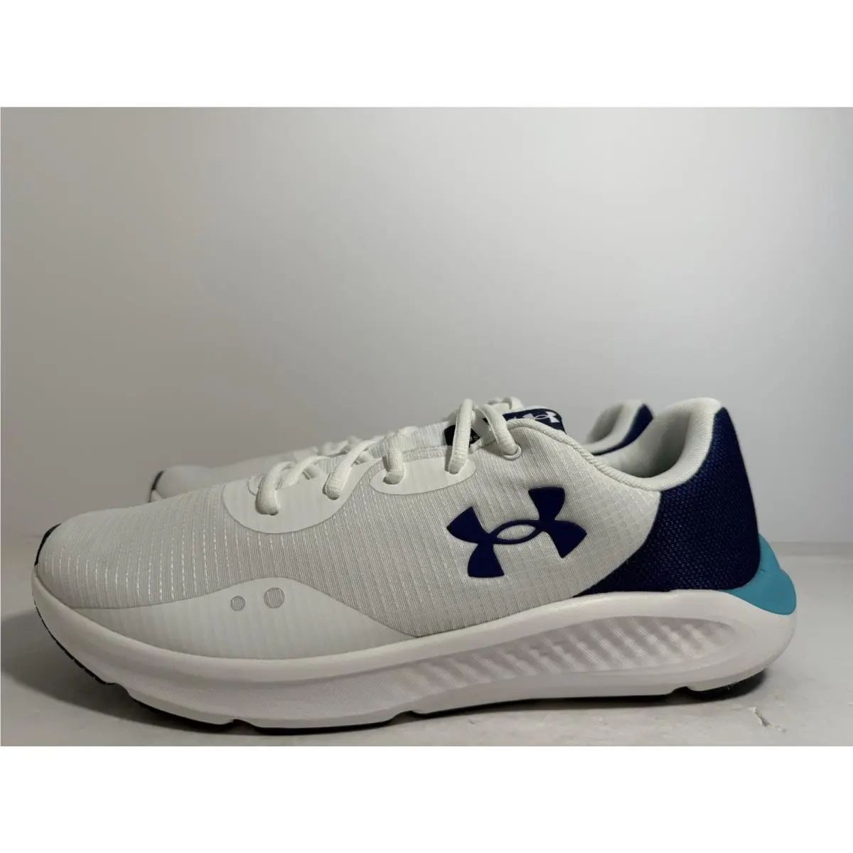 Under Armour shoes - Under Armour Charged Pursuit 3 Tech - 3025424-103 - White / Blue 7