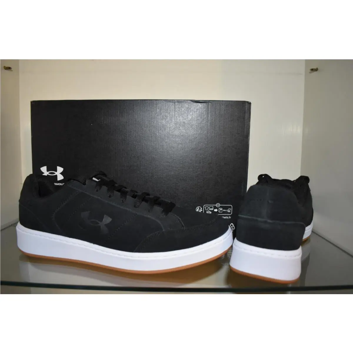 Under Armour shoes - Under Armour Men`s Official Suede Shoes - 3028632 001 - Black 1