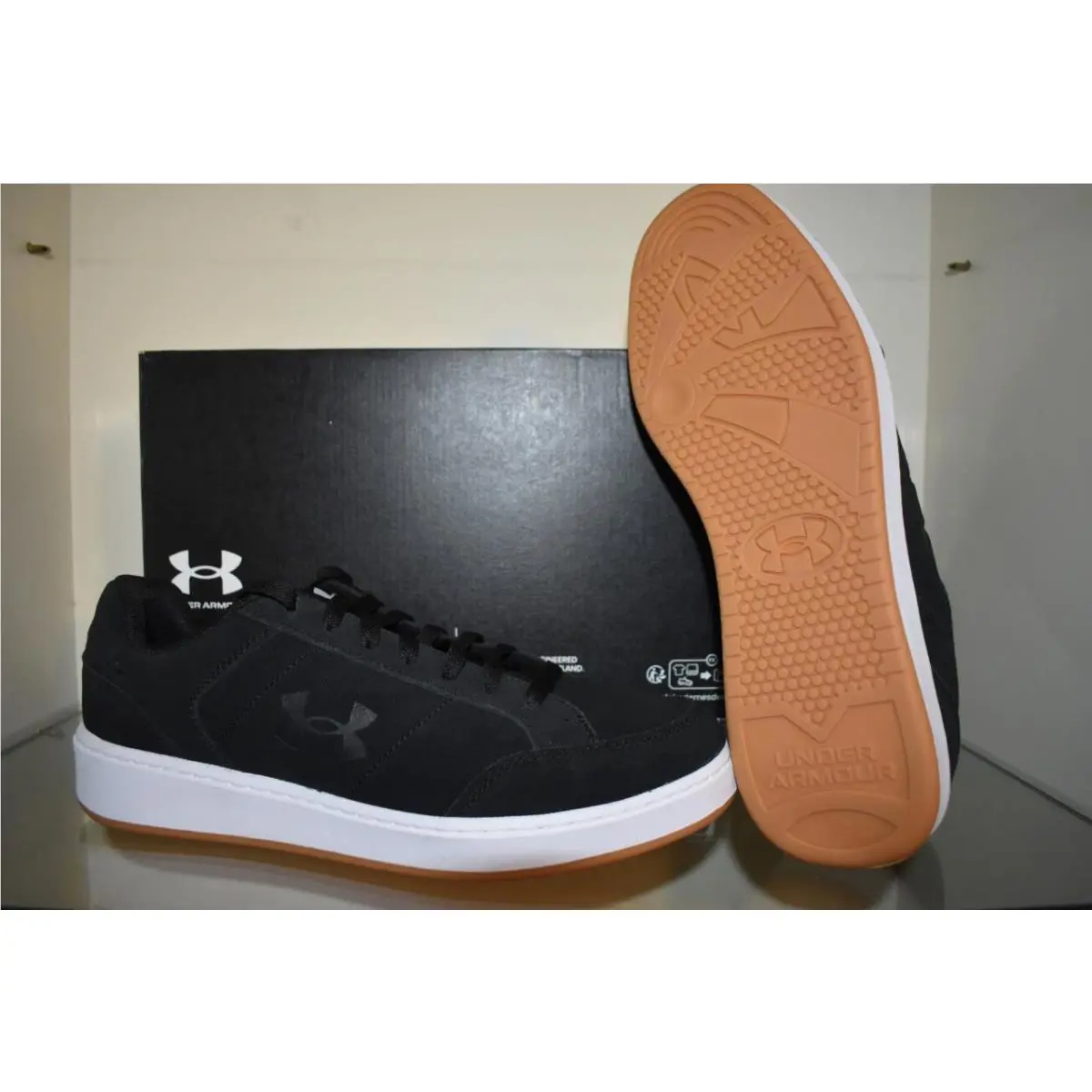 Under Armour shoes - Under Armour Men`s Official Suede Shoes - 3028632 001 - Black 2
