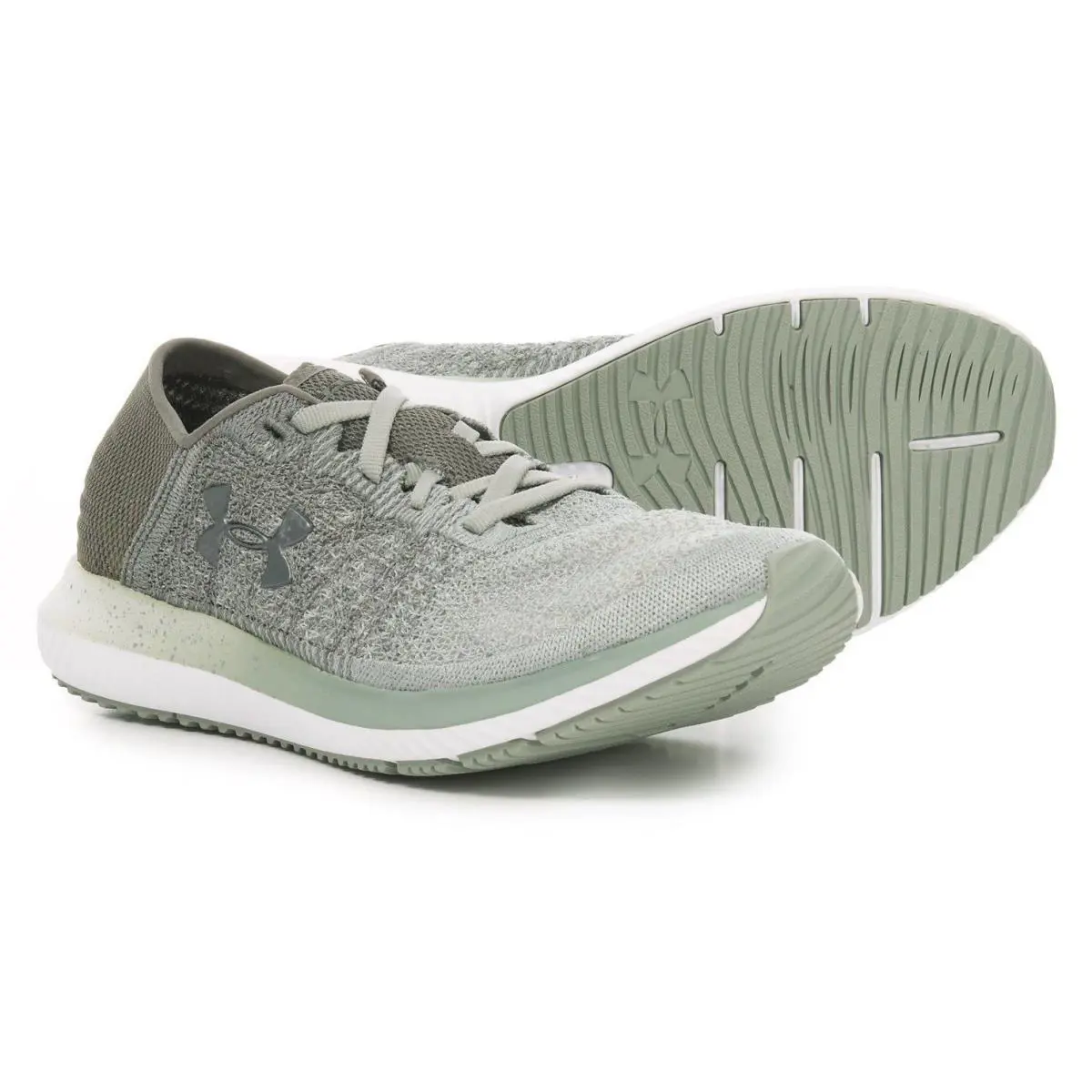 Women`s Under Armour Threadborne Blur Running Shoes - Gray
