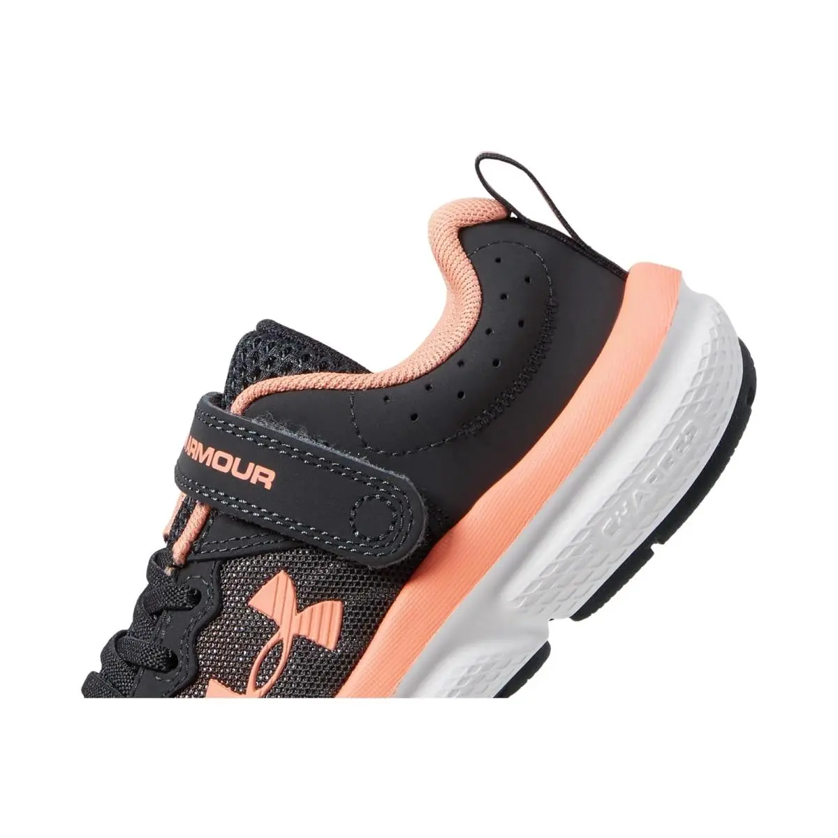 Under Armour shoes - Anthracite/White/Flare Orange 3