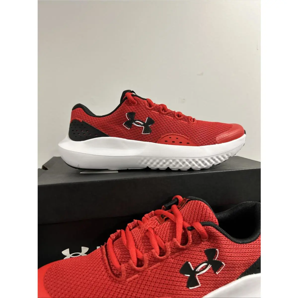 Under Armour shoes - Surge 4 AC - Surge - 3027103-600 - Red 2