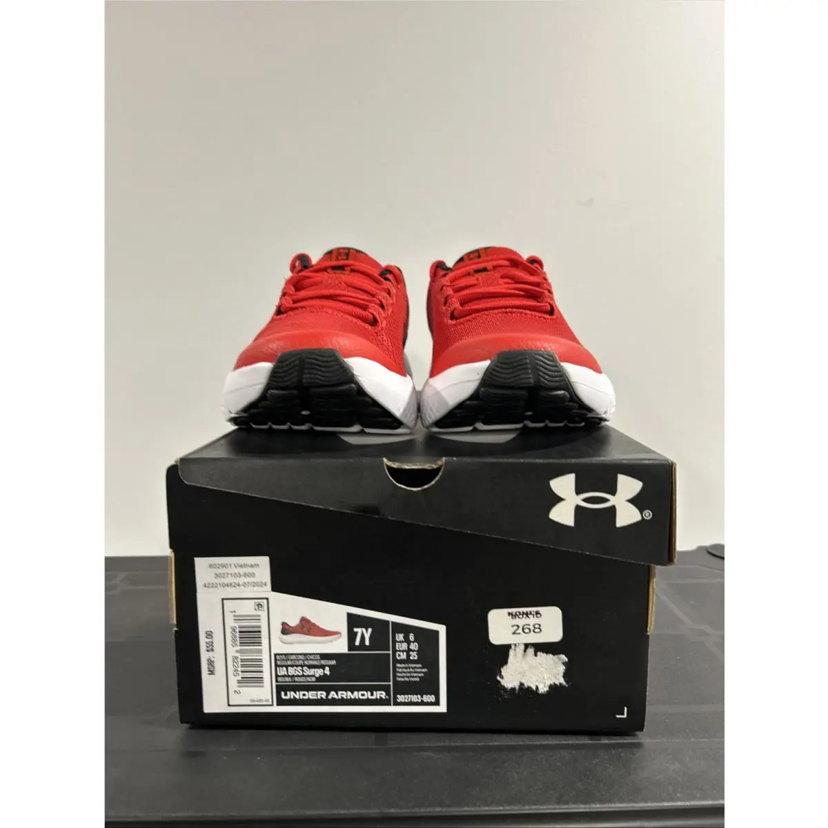 Under Armour shoes - Surge 4 AC - Surge - 3027103-600 - Red 4