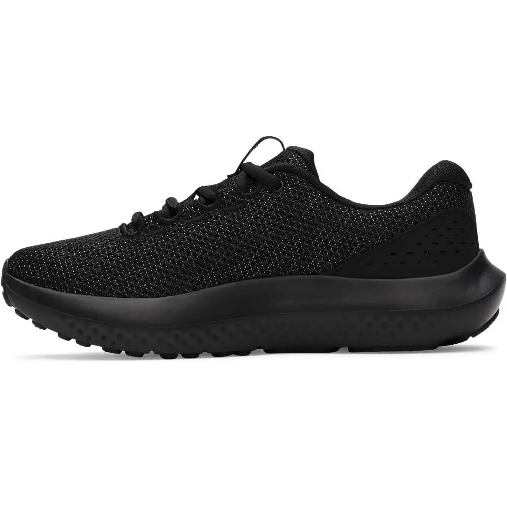 Under Armour Women`s Charged Surge 4 Running Shoe - (002) Black/Black/Black