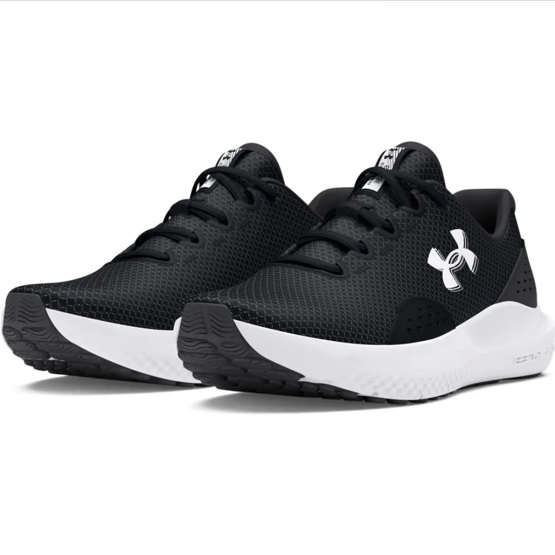 Under Armour 3027007 Women`s UA W Surge 4 Running Athletic Gym Shoes Black Size6 - Black