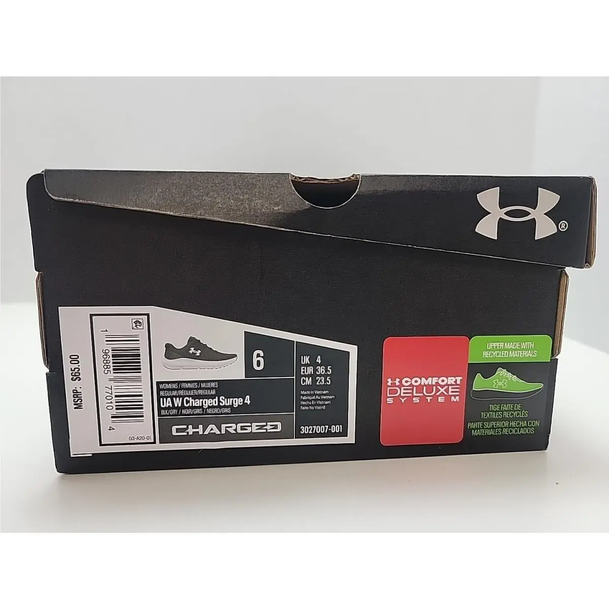 Under Armour shoes - Surge - Surge - 3027007 - Black (UPC: 196885770104) 3