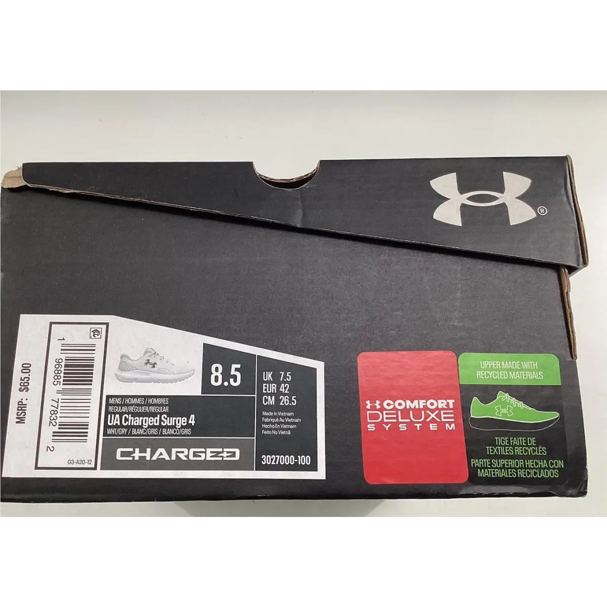 Under Armour shoes - Under Armour Surge - Surge - White 4