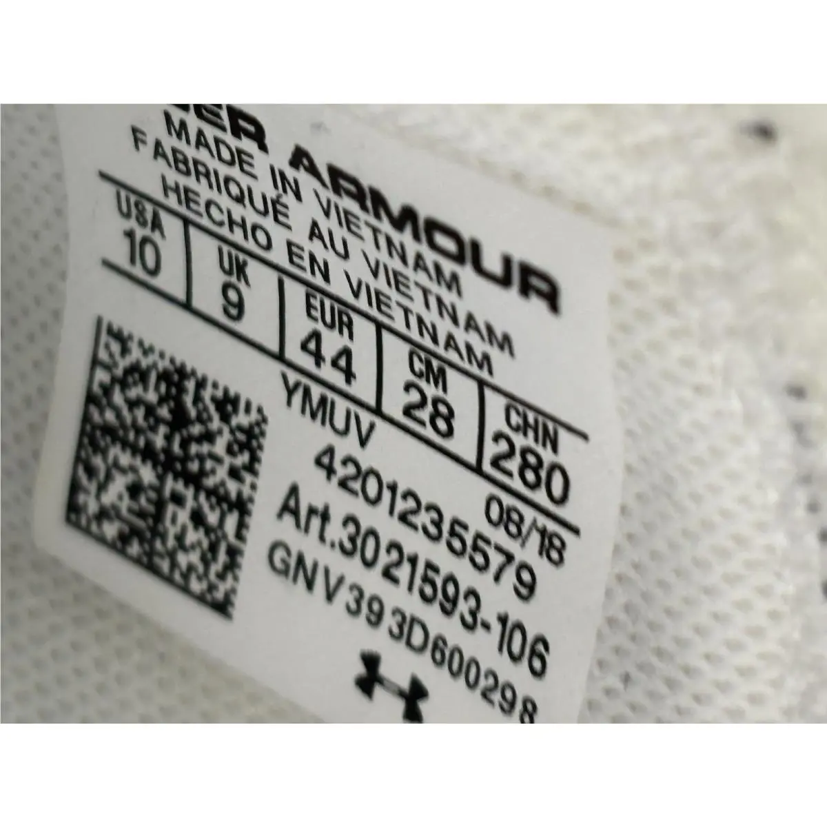 Under Armour shoes - UA HOVR Slim - HOVR Slim - 3021840-100 - White 9