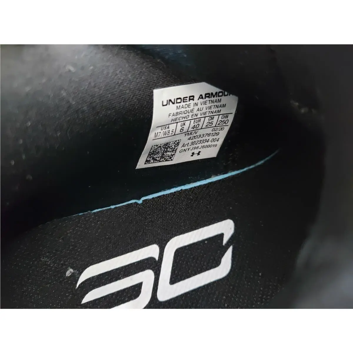 Under Armour shoes - Under Armour Curry 7 - Curry - 3023334-004 - Black, Manufacturer: Black (UPC: 194511725009) 10