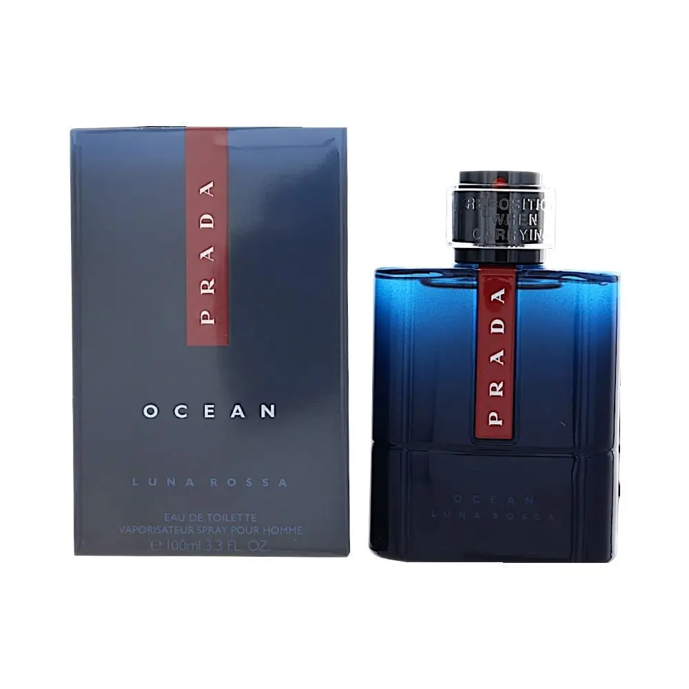 Luna Rossa Ocean by Prada Box For Men 3.3 Oz Eau De Toilette Spray