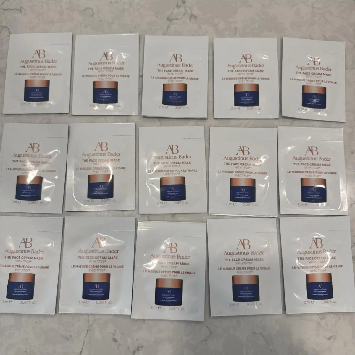15  The Face Cream Mask with TFC8 Packets 2 ML Each Total 30 ML by Augustinus Bader