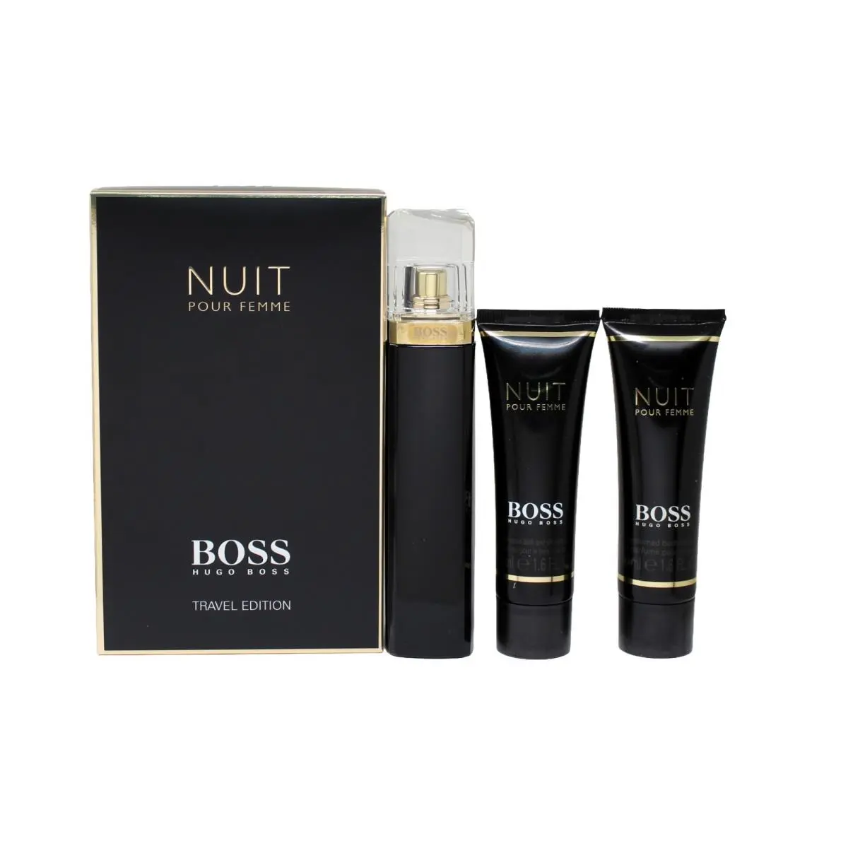 Hugo Boss Boss Nuit Pour Femme 3 Piece Gift Set Eau DE Parfum Spray 75ML