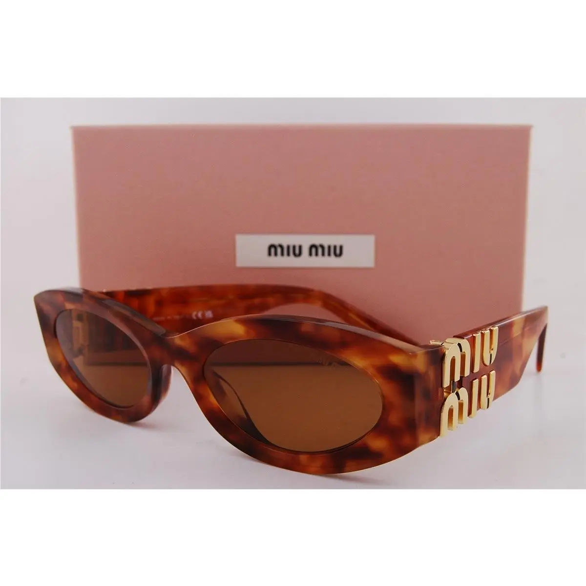 Sunglasses MU 11WS 4BW 2Z1 Havana/brwon For Women by Miu Miu