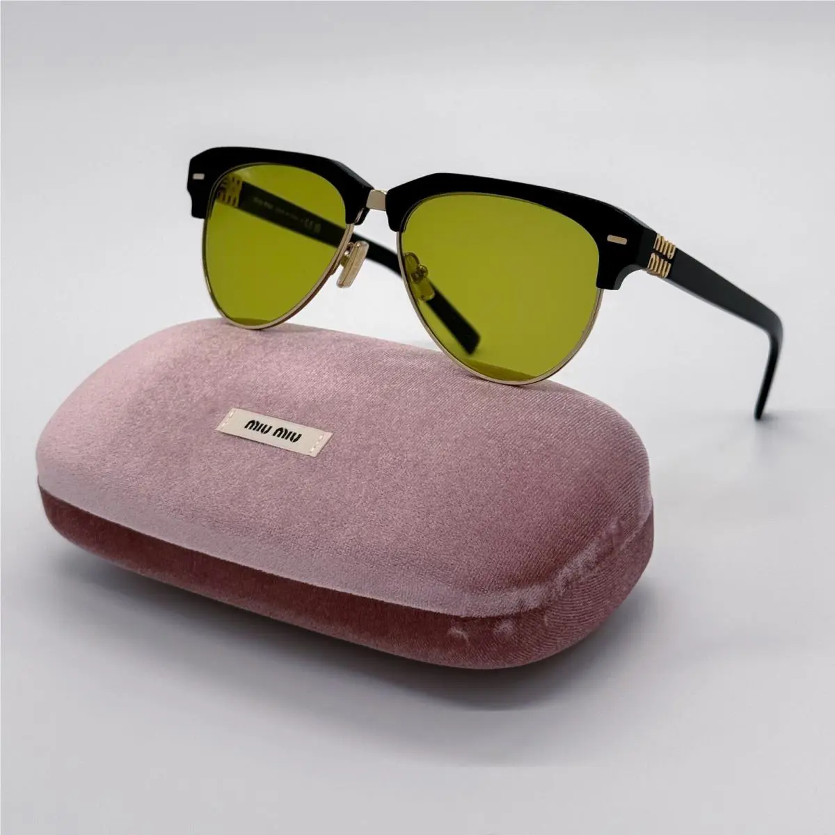 Smu 09Z 1AB07O Black Green Women Sunglasses MU09ZS 1AB07O Miu Miu