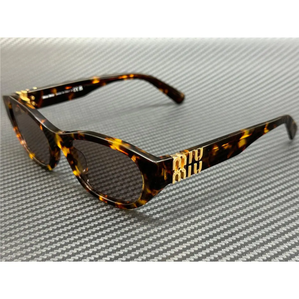 Miu Miu MU A03S 14L20I Honey Havana Purple Women`s 53 mm Sunglasses