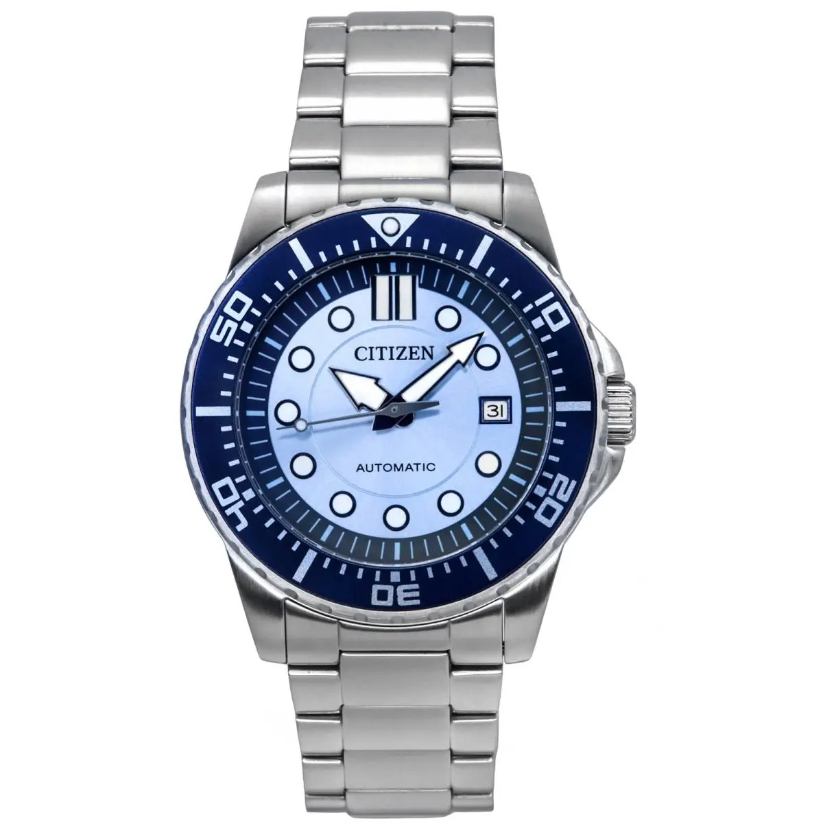 Citizen Limited Edition Blue Dial Automatic Casual 100M Men`s Watch NJ0178-81M