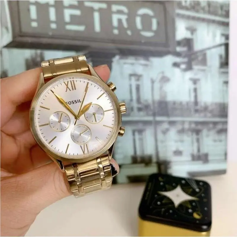 BQ2809 Fenmore Multifunction Gold-tone Stainless Stee by Fossil