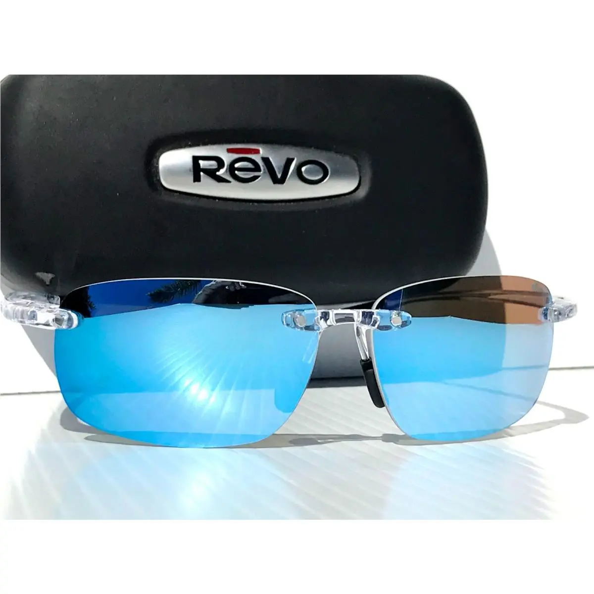 Revo Descend Pro Crystal Polarized Blue Photochromic Sunglass 1210 09 Blp