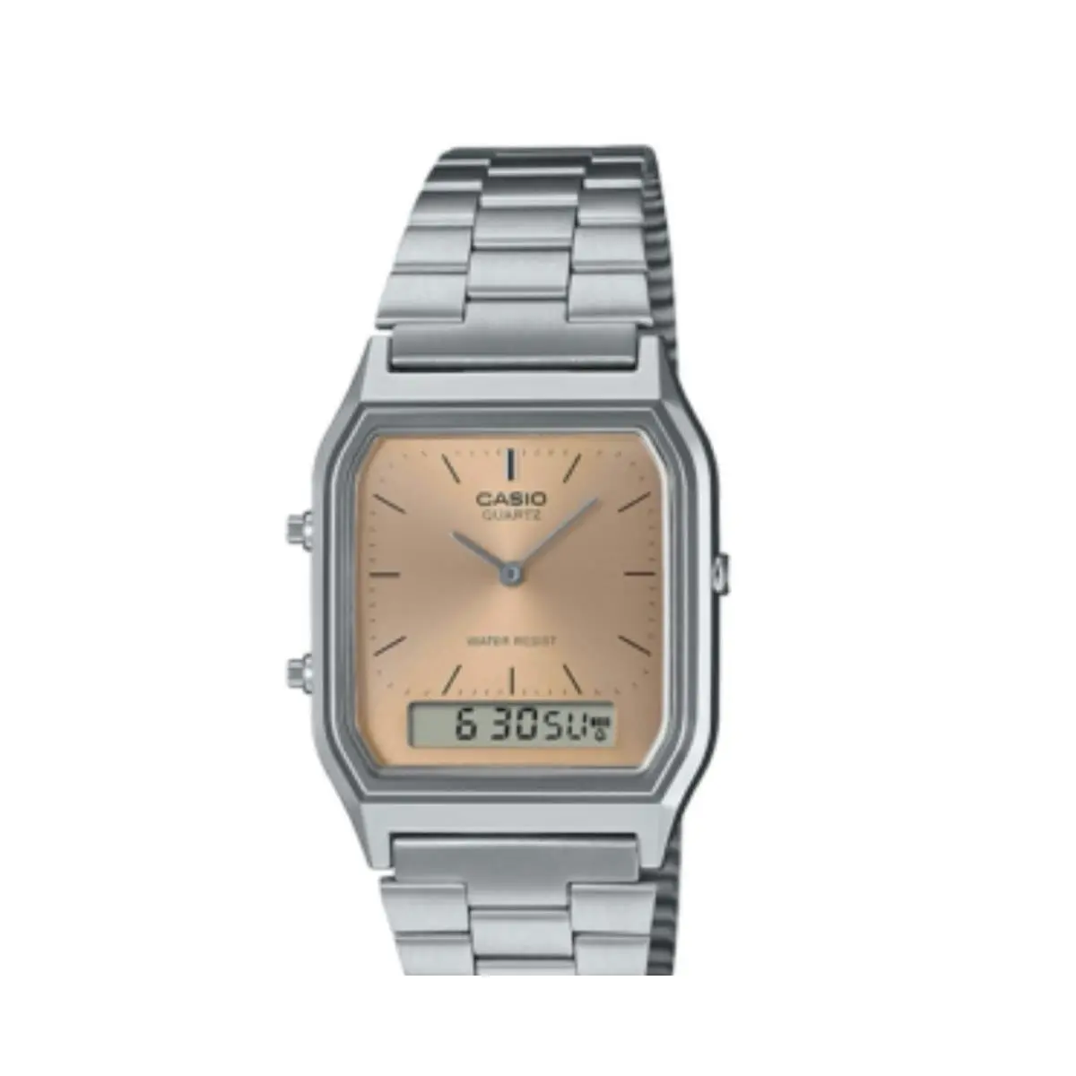 Casio AQ230A-4A Retro Digital Analog Alarm Unisex Watch