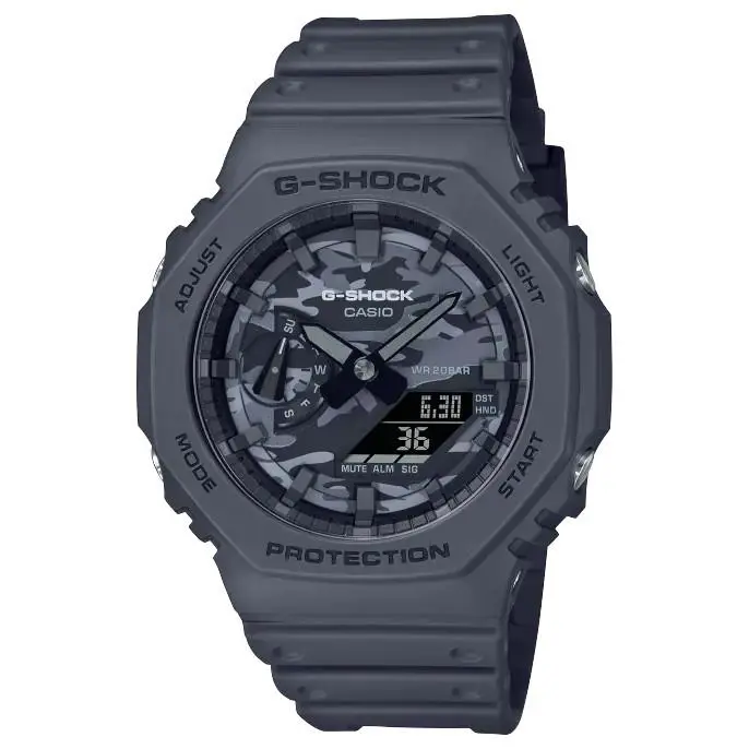 Casio Grey Mens Watch GA-2100CA-8A