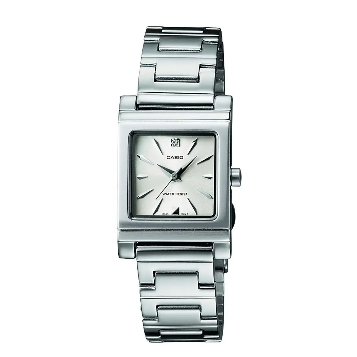 Casio Women`s Quartz Dress Silver-tone Bracelet 21mm Watch LTP1237D-7A