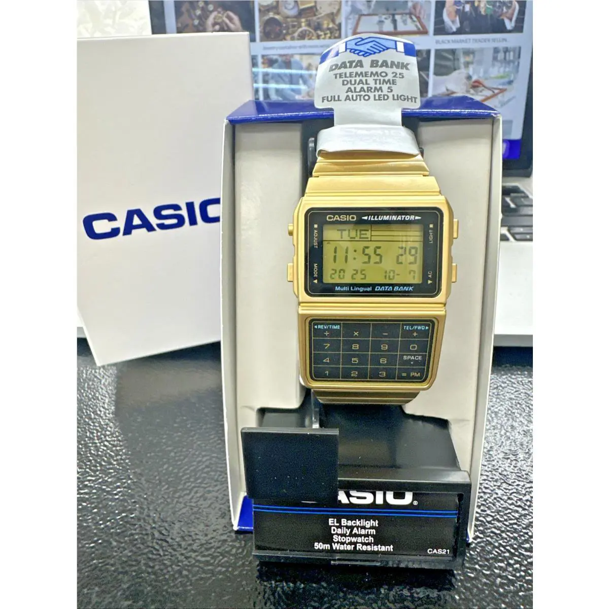 Casio Data Bank DBC-611G -1D Vintage Seies Watch