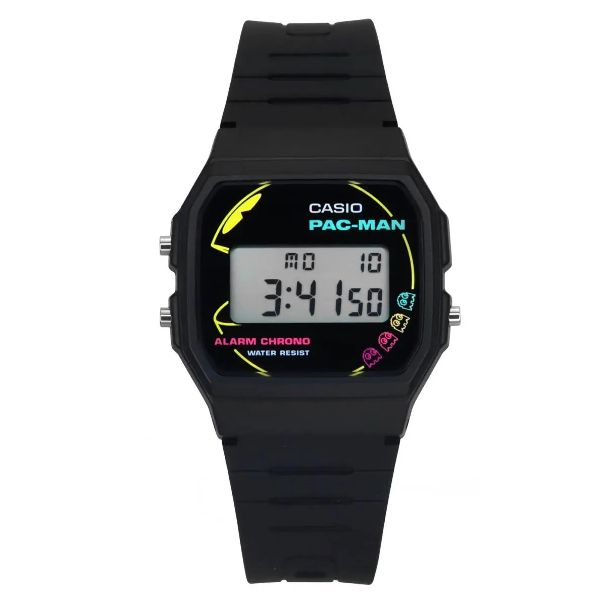 Casio Digital Pac-man Collaboration Alarm Chrono Quartz F-91WPC-1A Unisex Watch