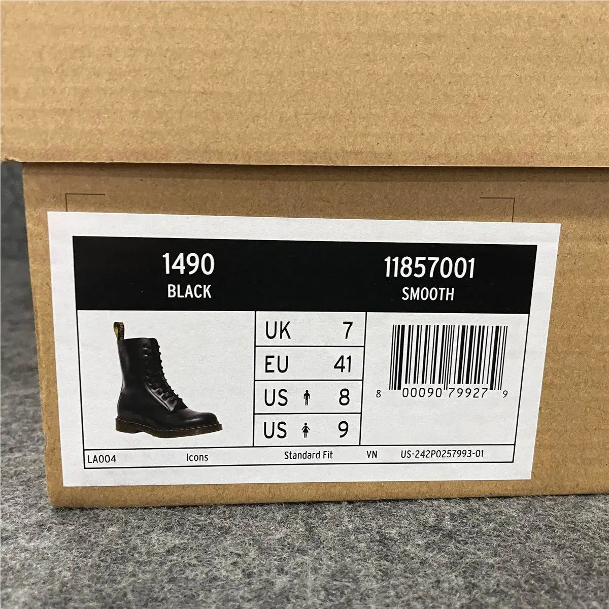Dr. Martens shoes - vs-160368 - vs-160368 - Black (UPC: 800090799279) 1