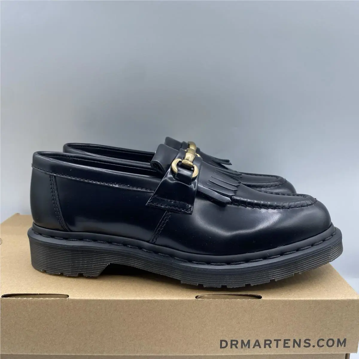 Dr Martens Adrian Snaffle Loafers Black Adult EU 38 Usm 6 Usl 7 Tassels