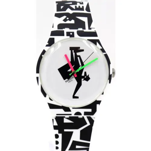 Swiss Swatch Grotesk Arts Watches Freeze Time Silicone Watch SO29Z147