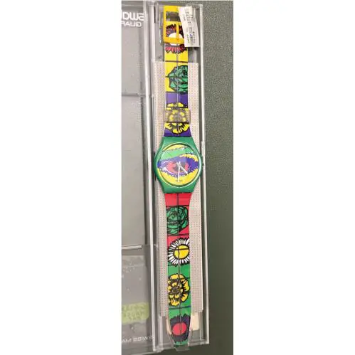 Vintage 1994 Swatch Watch Mouse Rap Model GG128