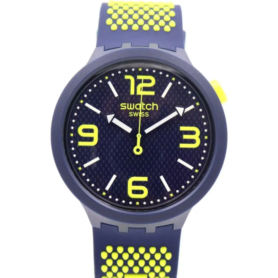 Swiss Swatch Big Bold Bbneon Silicone Watch 47mm SO27N102