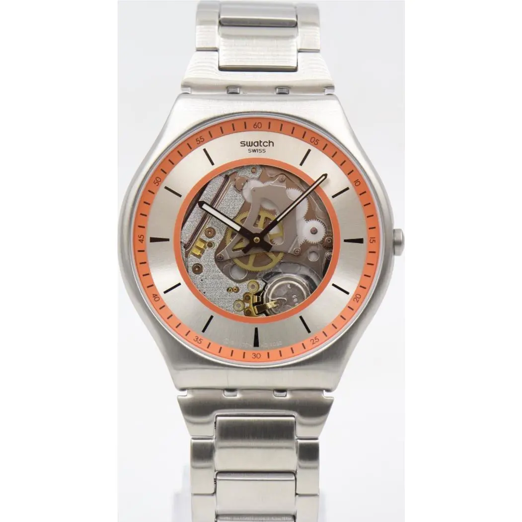 Swiss Swatch Skin Irony The Essence OF Spring Steel Watch SSO7S144G