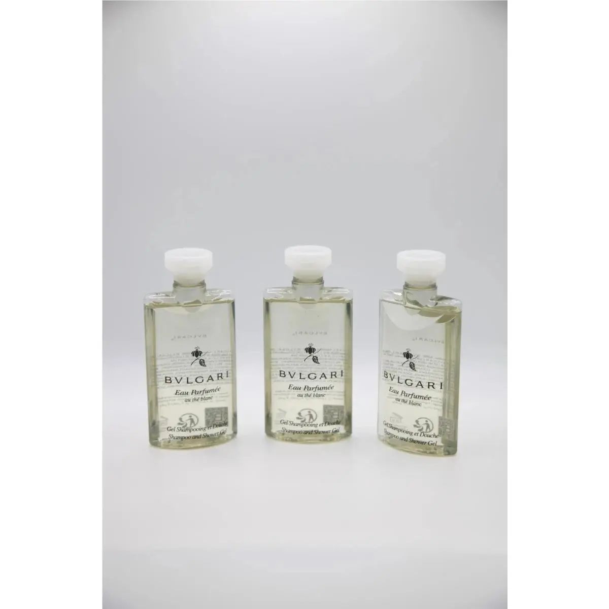 Bvlgari au Thé Blanc White Tea Shower Gel - 2.5 Fl oz / 75mL Pack Of 12