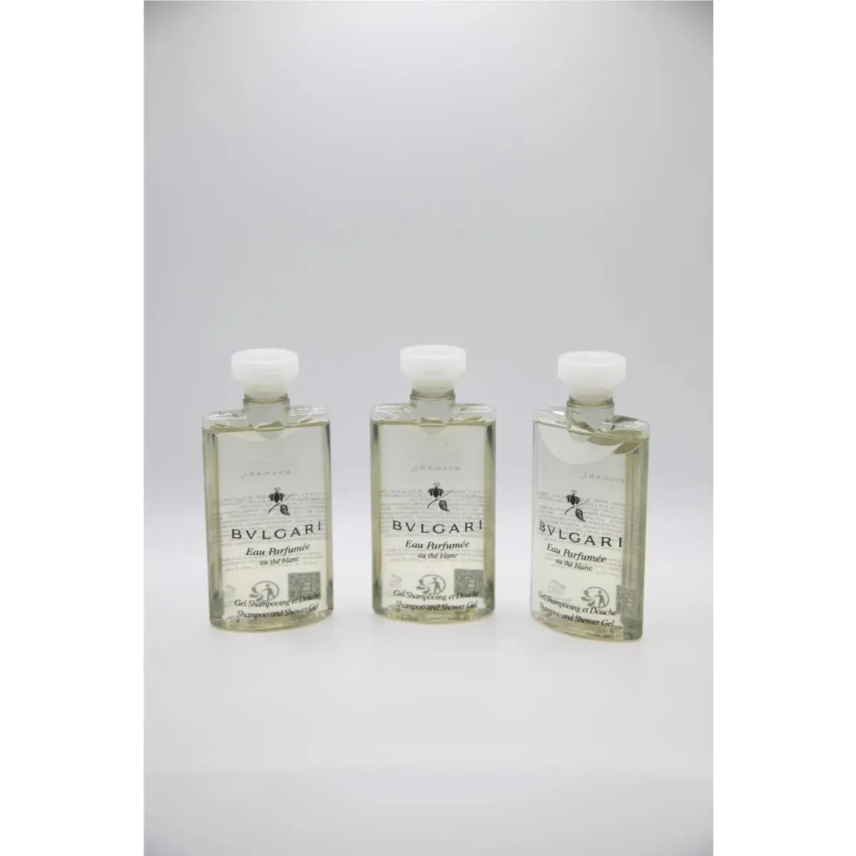 Bvlgari au Thé Blanc White Tea Shampoo Shower Gel-2.5 Fl oz/75mL Pack Of 12