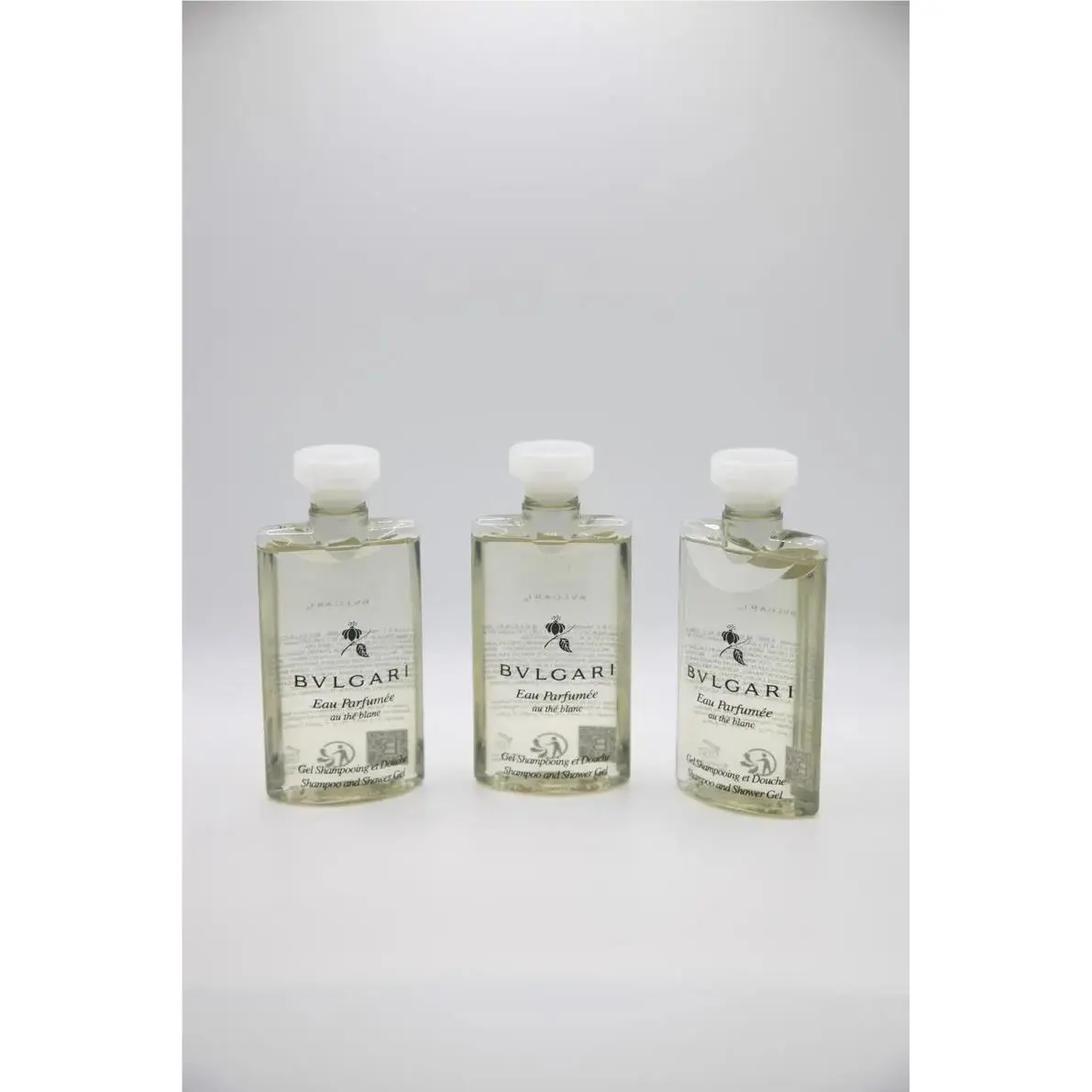 Bvlgari White Tea Shampoo / Shower Gel Conditioner-75mL Pack Of 12 6 of Each