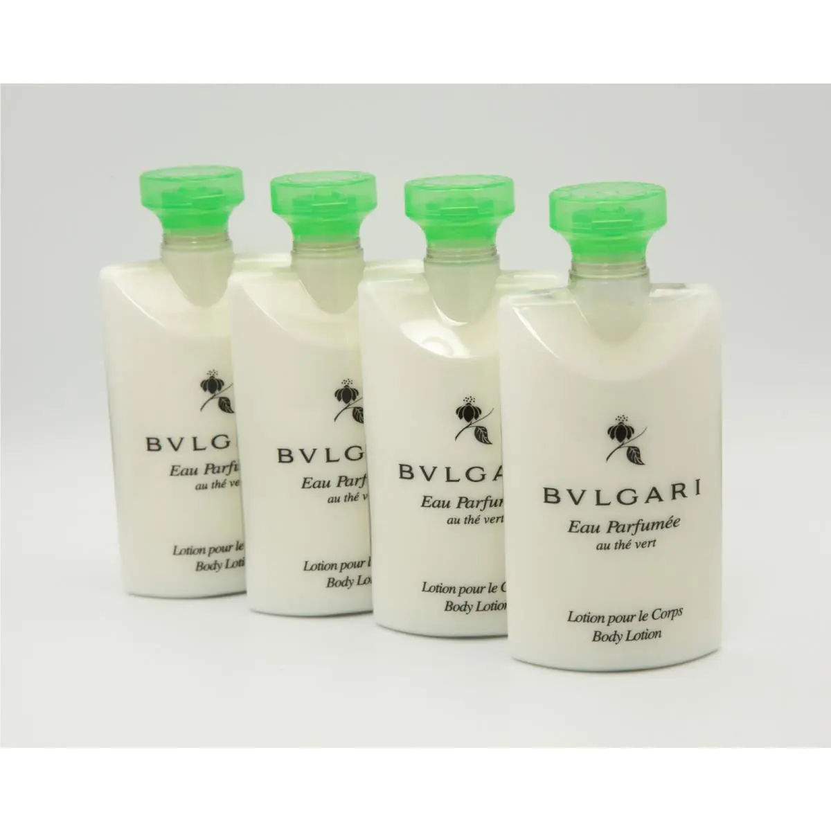 Bvlgari au Thé Vert Green Tea Body Lotion - 2.5 Fl oz / 75mL Pack Of 8