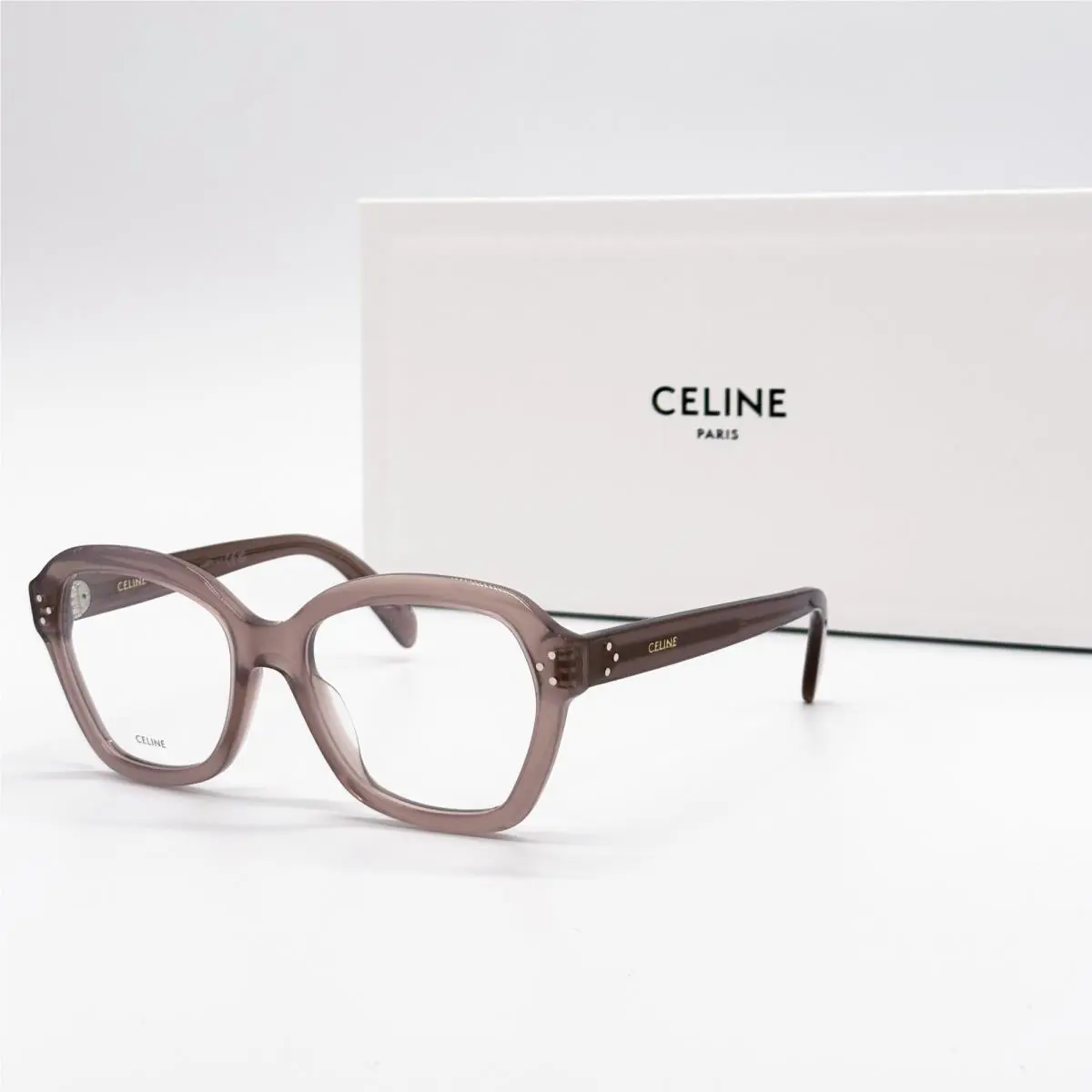 Celine CL50100I 045 Women Shiny Hazelnut Eyeglasses Celine