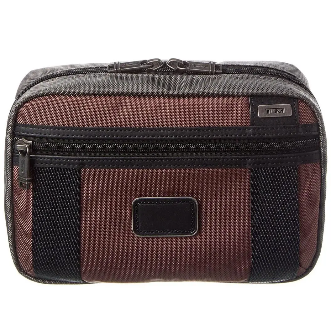 Fremont Mcguire Kit Ballistic Nylon Travel Dopp Cooper Black by Tumi