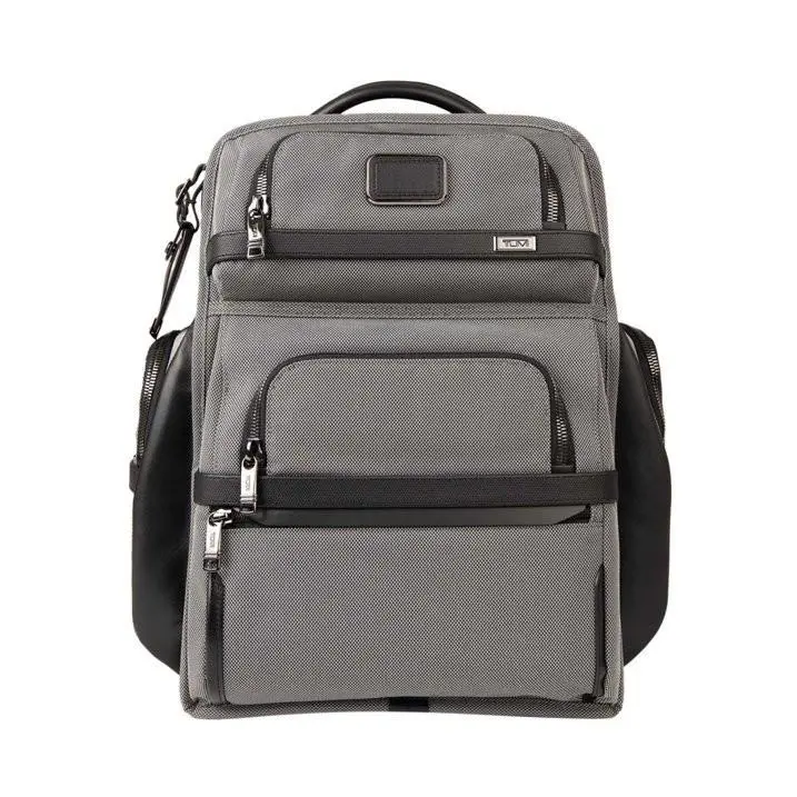 Tumi Alpha Bravo Brief Pack Backpack Meteor Grey