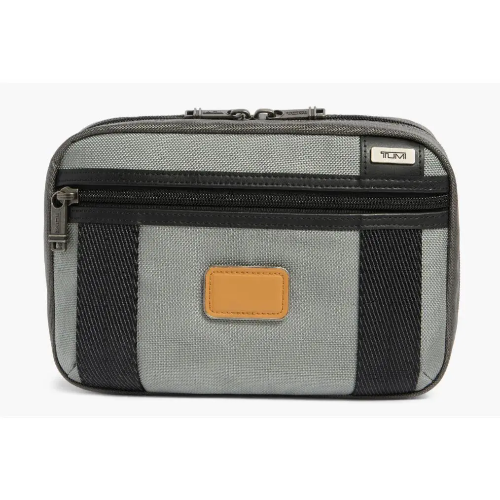 Tumi Fremont Mcguire Ballistic Nylon Travel Dopp Kit Slate Gray Black