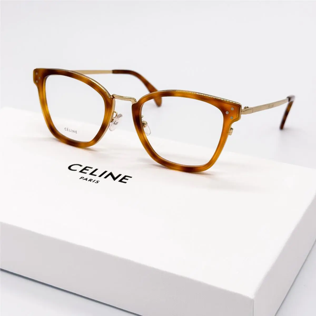 Celine CL 50002U 055 Women Light Havana Eyeglasses Celine CL50002U 055