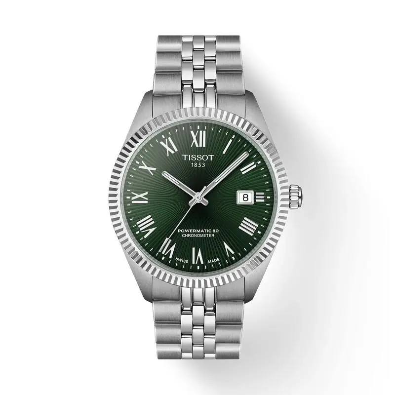 Ballade 39 mm Green Dial Stainless Steel Watch T1564081109300 by Tissot