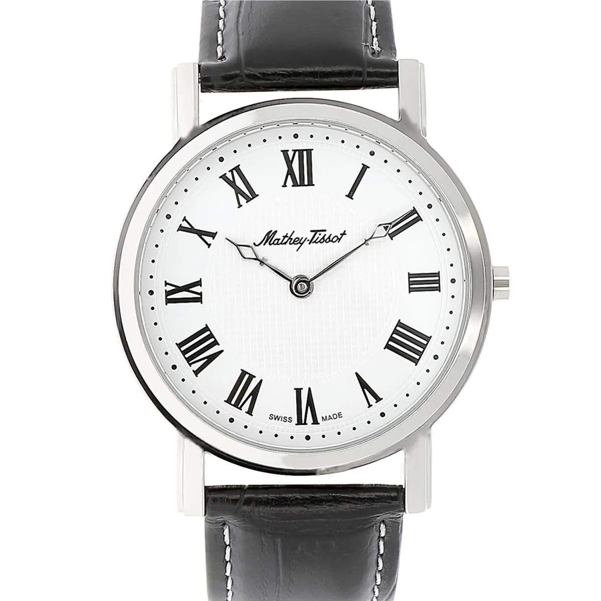 Mathey Tissot Men`s City White Dial Watch - H611252ABR
