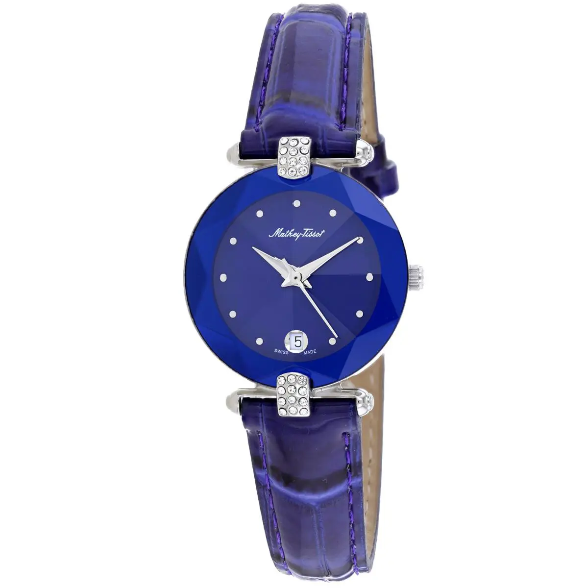 Mathey Tissot Women`s Pyramide Blue Dial Watch - P316F