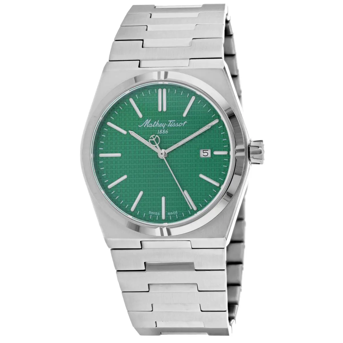 Mathey Tissot Men`s Zoltan Green Dial Watch - H117AV