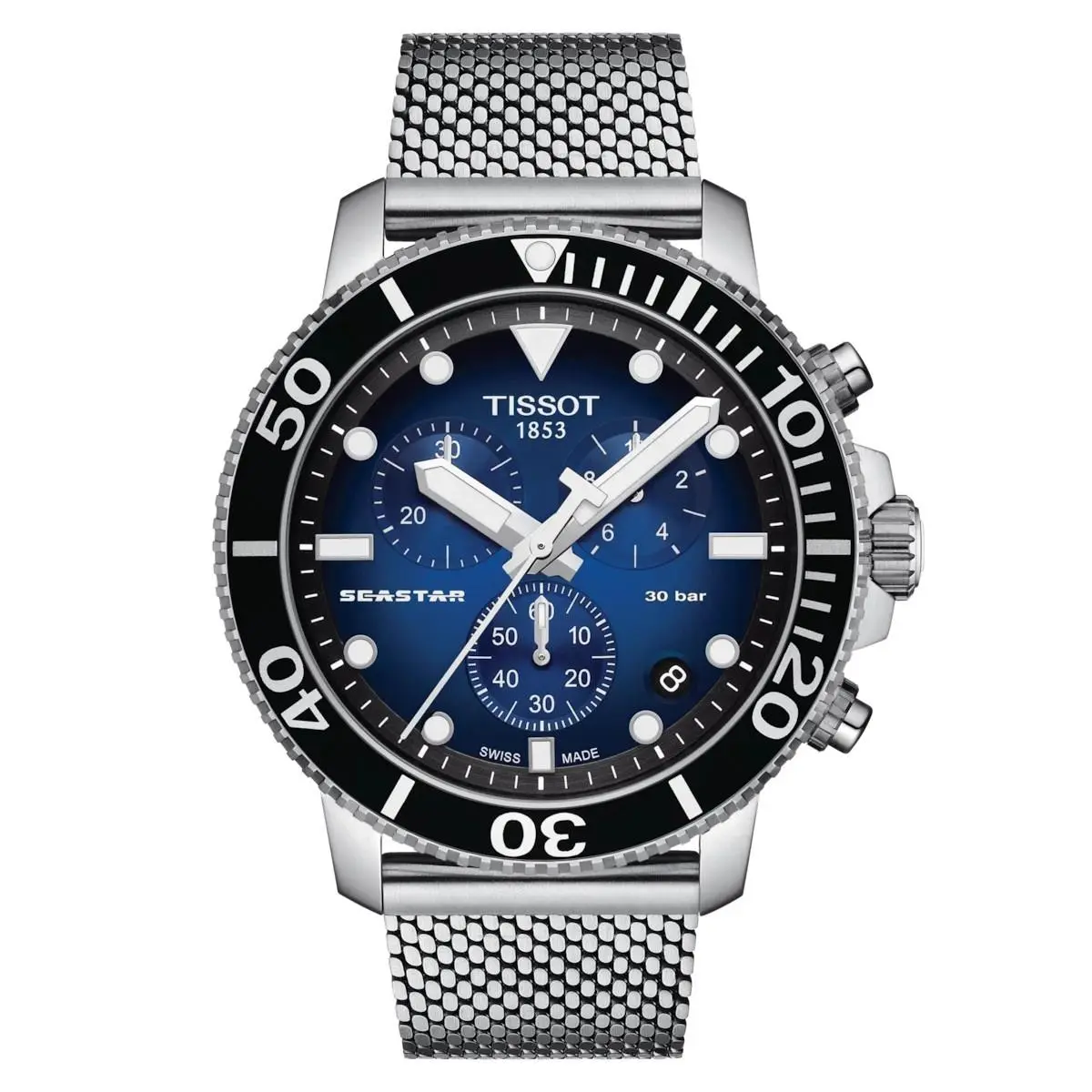 Seastar 1000 Chronograph Quartz Blue Dial Men’s Watch T120.417.11.041.02 by Tissot